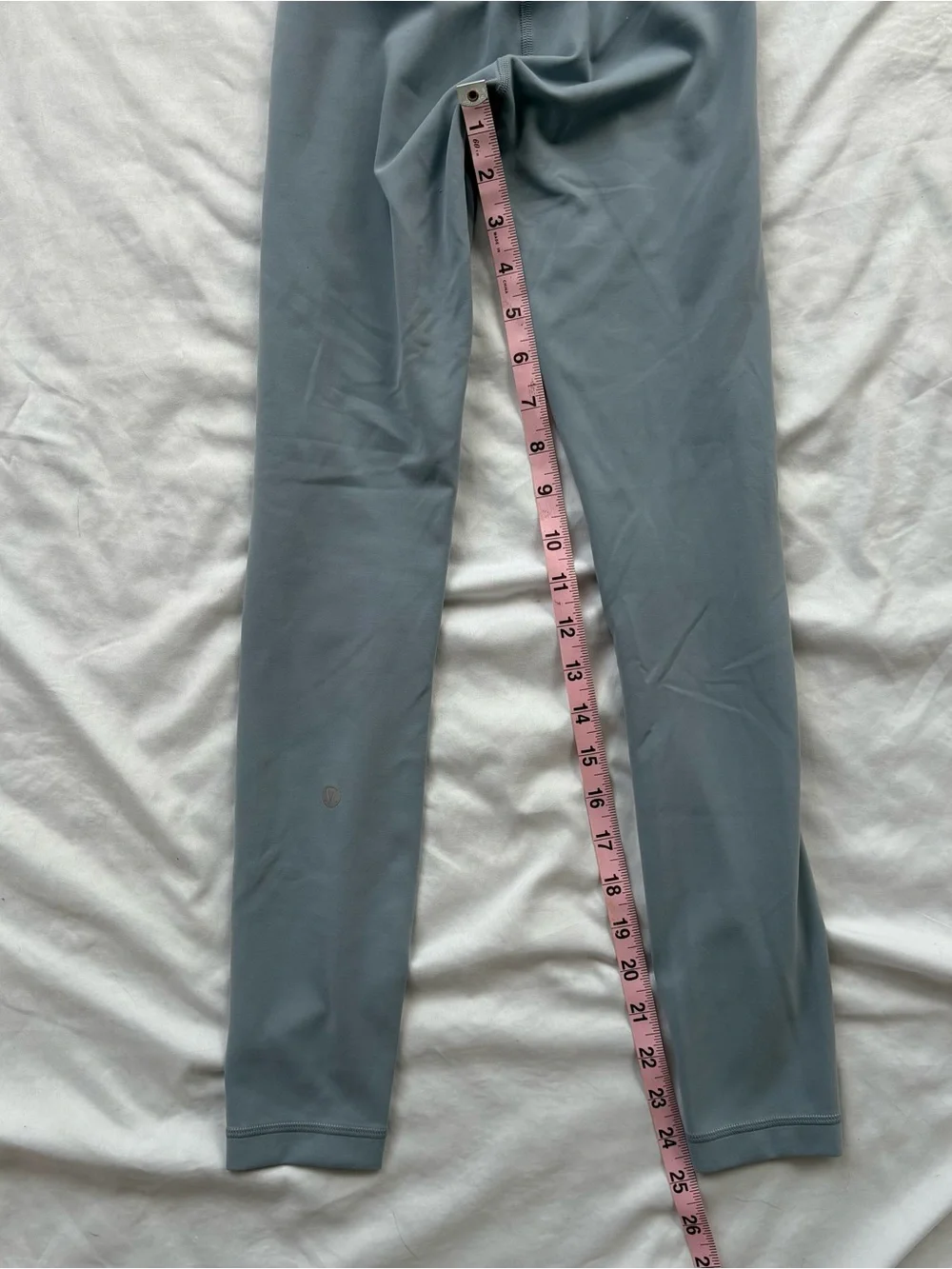 Lululemon Wunder Train Leggings Size 0 Blue Gray High Rise 25”